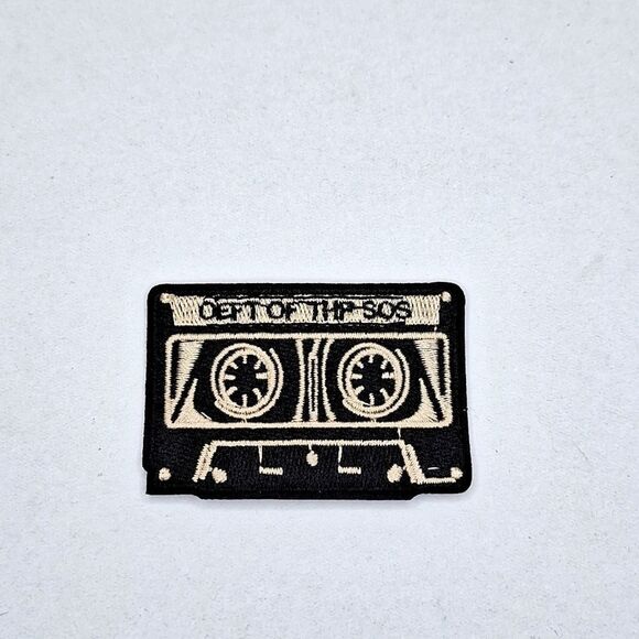 Cassette tape music PLAYER iron on patch diy sew on wearab… - Picture 1 of 2